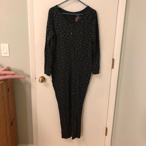 Xhilaration Union Suit with polka dots